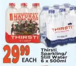 Supa Store Thirsti Sparkling/ Still Water offer