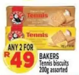 Supa Store BAKERS Tennis biscuits assorted offer