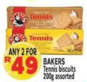 Supa Store BAKERS Tennis biscuits assorted offer
