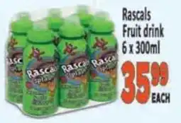 Supa Store Rascals Fruit drink offer