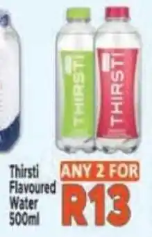 Supa Store Thirsti Flavoured Water offer