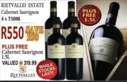 Supa Store RIETVALLEI ESTATE Cabernet Sauvignon offer