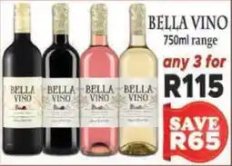 Supa Store BELLA VINO Range offer