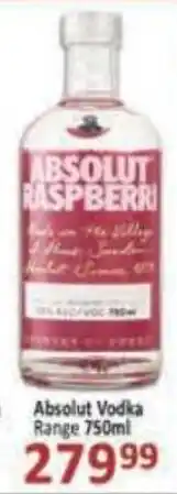 Supa Store Absolut Vodka Range offer