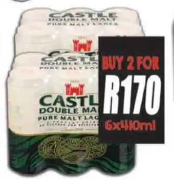 Supa Store Castle double malt pure malt lager offer