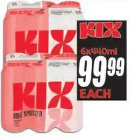 Supa Store Kix rose spritzer offer