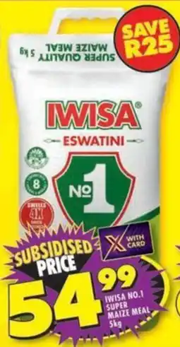 Shoprite Iwisa no.1 super maize meal offer