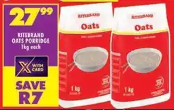 Shoprite Ritebrand oats porridge offer