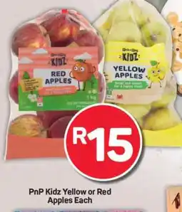 Pick n Pay PnP Kidz Yellow or Red Apples Each offer