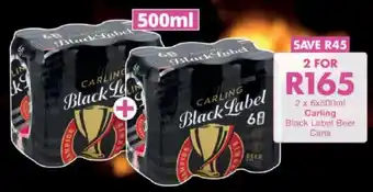 President Liquor Carling Black Label Beer Cans offer