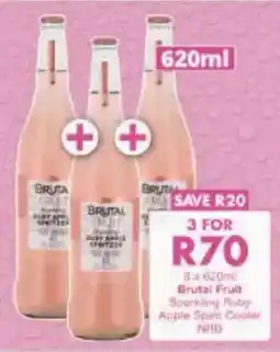 President Liquor Brutal Fruit Sparkling Ruby, Apple Spirit Cooler NRB offer
