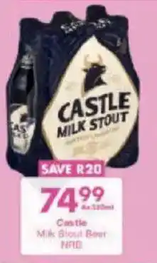 President Liquor Castle milk stout beer offer