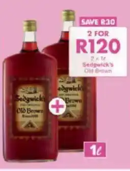 President Liquor Sedgwick's Old Brown offer