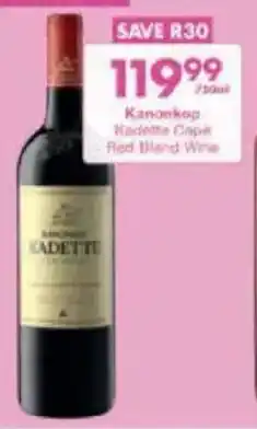 President Liquor Kanonkop Kadette Cape Red Blend Wine offer