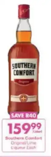 President Liquor Southern Comfort Original/ Lime Liqueur offer