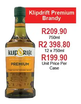 Johnny's Liquor Hypermarket Klipdrift Premium Brandy offer