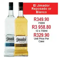 Johnny's Liquor Hypermarket El Jimador Reposado or Blanco offer