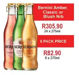 Bernini Amber, Classic or Blush Nrb