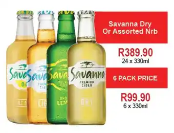 Johnny's Liquor Hypermarket Savanna Dry Or Assorted Nrb offer