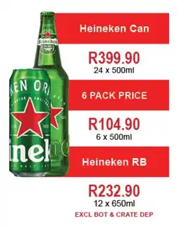 Johnny's Liquor Hypermarket Heineken Can offer