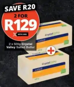 Checkers Crystal Valley Salted Butter offer