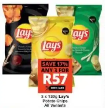 Checkers Lay's Potato Chips All Variants offer