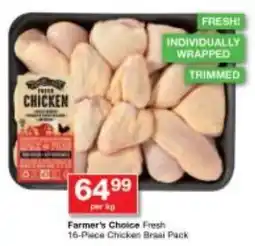 Checkers Farmer's Choice Fresh Chicken Braai Pack offer