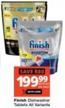 Checkers Finish Dishwasher Tablets All Variants offer