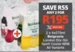 Checkers Belgravia London Dry Gin All Variants offer