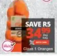 Checkers Class 1 Oranges offer