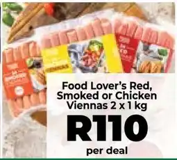 Food Lover's Market Food Lover's Red, Smoked or Chicken Viennas offer