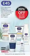 Dis-Chem E45 Face Care Products-Each offer