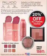 Dis-Chem Palladio Blushes Products-Each offer