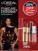 Dis-Chem L'Oreal Lipsticks-Each offer