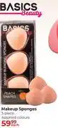Dis-Chem Basics Beauty Makeup Sponges 3 Piece Assorted Colours-Each offer