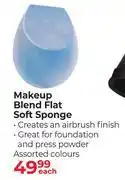 Dis-Chem Basics Beauty Makeup Bend Flat Soft Sponge-Each offer