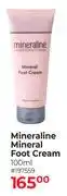 Dis-Chem Mineraline Mineral Foot Cream-100ml offer