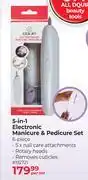 Dis-Chem Dquip 5 In 1 Electronic Manicure & Pedicure Set 6 Piece-Per Set offer