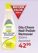 Dis-Chem Dis Chem Nail Polish Remover Assorted-300ml offer