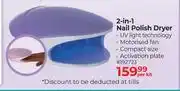Dis-Chem Dquip 2 In 1 Nail Polish Dryer-Per Kit offer