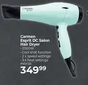 Dis-Chem Carmen Esprit DC Salon Hair Dryer offer