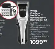 Dis-Chem Wahl Cordless Multi Cut Rechargeable Hair Clipper Kit 22 Piece offer