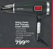 Dis-Chem Nicky Clarke Hair Therapy Dryer 2000W offer