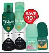 Dis-Chem Mitchum Anti Perspirant Deodorant Spray For Men Or Women Assorted-120ml Each offer