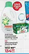 Dis-Chem Ariel Auto Concentrated Washing Liquid 2L Or Allin1 Automatic Washing Pods 21 Pods-Each offer