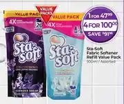 Dis-Chem Sta Soft Fabric Softener Refill Value Pack Assorted-500ml offer