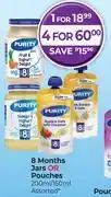 Dis-Chem Purity 8 Months Jars Or Pouches Assorted-200ml/150ml offer