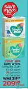 Dis-Chem Pampers Value Pack Baby Wipes Complete Clean 6 x 64 Wipes Or Sensitive 6 x 56 Wipes-Per Pack offer