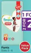 Dis-Chem Pampers Premium Care Pants Size 3-6 Value Pack-For 1 Per Pack offer
