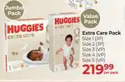 Dis-Chem Huggies Extra Care Pack Jumbo Pack & Value Pack-Per Pack offer